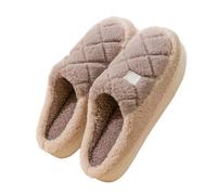 Générique Chausson Pantoufles Chaussons Femme Confortable Doux Ete Pantoufle Fourrée Homme Hiver Laine Tongue Chaussures Savate Invité À Mémoire Mule