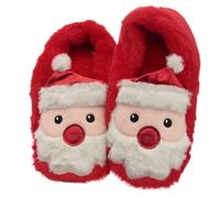 Générique ,Chaussons Chauffants Père Noël, Rouge et Blanc, Design Festif pour Intérieur