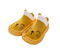 Générique Chaussons Chaussettes Bébé Garçons Filles Résistance au Glissement, Caricature Chaussettes Bottines Premières en Polaire - Douces et Confortables Nouveau-nées Cadeau pour bébé