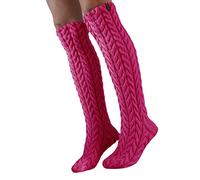 Générique Chaussons Chaussettes Femme Chaussette Moumoute Chausson Homme Douces Hiver a Paillette Antiderapante Fourree Grosse Chaud De Nuit Antidérapantes Pyjama Noel Chaude Polaire Foot b-Rose vif
