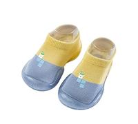 Générique Chaussons Chaussettes pour bébé Respirant avec Semelle Caoutchouc Nouveau-nés Chaussettes Mocassin Bottes Adorables douces et élégantes Nouveau-nées Cadeau pour bébé