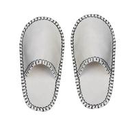 Générique Chaussons d’hôtel jetables en non tissé, Doux et confortables pour les clients, Modèle léger résistant pour usage unique, Pour les hébergements et les lieux d’accueil
