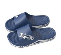 Générique Chaussons de Bain Robustes pour Homme, Semelle Plate et Confortable avec Trous d'aération, Modèle antidérapant à Enfiler, pour Douche, Piscine et après-Sport
