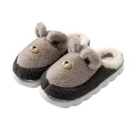 Générique Chaussons d'hiver confortables et doux en polaire avec semelles confortables en mousse à mémoire de forme Sandales Femme été #88