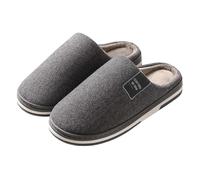 Générique Chaussons d'hiver Homme Pantoufles Mousse À Mémoire De Forme Chaud Fourrés Antidérapants Intérieur Souple Respirant Bout Fermé Mule Légères Tendance Loisirs Chaussures