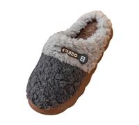 Générique Chaussons doublés en polaire pour un confort intérieur et extérieur avec semelle épaisse et chaude pour une utilisation toute la journée Sandales Femme été #38