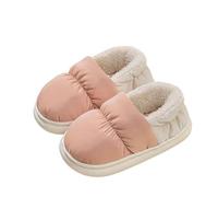 Générique Chaussons Doux pour Filles, antidérapants et Chauds pour l'hiver, intérieur et extérieur, faciles à Enfiler pour Tout-Petits, Semelle Flexible
