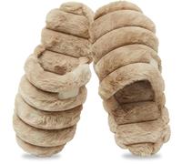 Générique Chaussons en Forme de Nuage, Chaussures d'hiver Confortables doublées de Similicuir, Respirantes et lavables en Machine, Douces pour l'intérieur et l'extérieur (B-Khaki, 38-39)