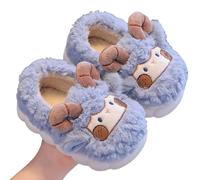 Générique Chaussons Enfant pour Fille et Garçon Tout Simplement Chauds et antidérapants Premier Pas Chausson de Marche Idéal pour la Maison et la Maternelle Pantoufle Chaud Enfant Fille Hiver