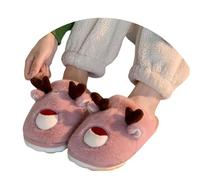 Générique Chaussons Femme Chaud,Pantoufles en Peluche Hiver,Chaussons d'hiver confortableschaussures d'intérieur avec Semelle en Polaire Douce, Chaussures de Maison Confortables, idéales(38-39)