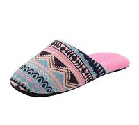 Générique chaussons femme confortable Chaussons Femme Ete Confortable Mousse À Mémoire Pantoufles Légères Chaude Doublure Chaussures Douillettes Pantoufles De Salle pour Rose vif 38