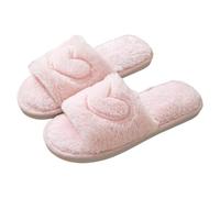 Générique Chaussons Femme Fille Pantoufles Hiver Chaud Claquettes Confortables pour Femmes Claquette Mule Slippers en Peluche Filles Chausson Coton Pantoufle Homme Chaussures De Maison Pediconfort