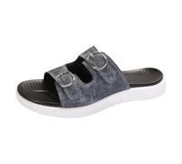 Générique Chaussons Femme Hiver Sandales d'été tendance,mules respirantes en entre les orteils,confortables,idéales pour la plage,à porter à l'intérieur comme l'extérieur.