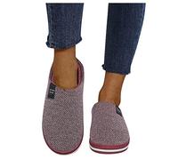 Générique Chaussons Femme Homme ete Confortable Confortable Hiver orthopédique Chat fermé Bout Ouvert, Chaussons Femme Ete Confortables Fermer Été - Antidérapant Watermelon Red 40-41