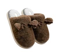 Générique Chaussons Femme Homme Noel Maison Pantoufle Femme Hiver Chaud Motif Père Noël Chausson de Noel Mignon Doux et Confort Semelle Antidérapante Peluche Pantoufles.