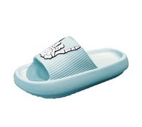Générique Chaussons Femme Main Squelettique Halloween Pantoufles Homme Flexible épais Chaussures Ete Confortable la Maison (Blue, 44)
