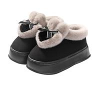 Générique Chaussons Femme Pantoufle Chausson Animaux D'été Fourrure Chaussure Confortable Chaud Hiver Bottes Sandale Plastique Invités Lavables Claquette Homme Fourré Cadeau Hommes Mamie Chauffants
