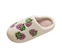 Générique Chaussons Femme,Pantoufle Mémoire De Forme Confortable Fourrés À Fourrure Doublure Maison Hiver Mousse Peluche Slippers Mixte Adulte Sandal Accueil Chaussures Mousses Mules Montants