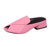 Générique chaussons hiver femme Chaussons Orthopédiques Femme Mousse À Mémoire Pantoufles Légères Chaude Doublure Chaussures Douillettes En Feutre Et Homme chausson fourré Rose vif 38