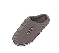 Générique Chaussons Homme d'hiver Mousse À Mémoire Pantoufles Chaud Doublure en Peluche Mule Intérieur Antidérapants Douce Respirant Bout Fermé Souple Tendance Quotidiens Chaussures