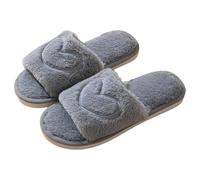 Générique Chaussons Slippers Femme Chaussure Confortable Fluffy Chausson Noel Chaud Des Charentaises Chauds Bouillotte Pantoufle Chaude Hiver 39 Couple Assortis Souples Pantoufles Isotonere Invités~