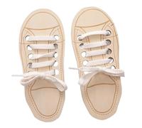 Générique Chaussure À Lacer 15x8 Cm | Design d'apprentissage Enfant | Jouet Éducatif pour Apprendre À Faire Ses Lacets Motricité Fine Éducation Précoce Et Divertissement Durable.