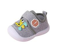 Générique Chaussure Ça Clown appelant Chaussures Baskets bébé Enfant en Bas âge appelant Chaussures Semelle en Caoutchouc antidérapante en Plein Chausson Enfant Fille (Grey, 20.5 Toddler)