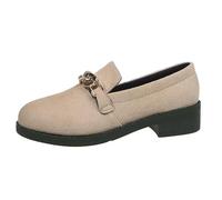 Générique Chaussure Chaussures de soja à Boucle métallique pour Femmes,Chaussures à étrier pour Un Pied,de Printemps et d'été Femmes,Nouvelles Commerce extérieur rétro Grands Chantiers