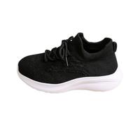 Générique Chaussure Enfant Garcon Fille Baskets pour Enfants Sneaker Sport Léger Mode Respire Respirant Décontractées Confortable Antidérapantes pour Les Activités de Plein Air (Black, 35.5 Big Kids)