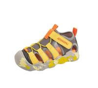 Générique Chaussure Enfant Garcon Fille Baskets pour Enfants Sneaker Sport Léger Mode Respire Respirant Décontractées Confortable Antidérapantes pour Le Sport et L'athlétisme (Yellow, 35.5 Big Kids)