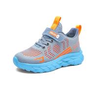 Générique Chaussure Enfant Garçon Fille Baskets Running Enfant Sneaker Sport Léger Mode Respire Respirant Antidérapantes Souple Flexible Stable pour Les Activités de Plein Air (Grey, 35.5 Big Kids)