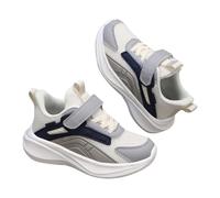 Générique Chaussure Enfant Garcon Fille Baskets Running Enfant Sneaker Sport Léger Mode Respire Respirant Décontractées Confortable Antidérapantes pour Le Fitness et Les Loisirs (Beige, 12-13Years)