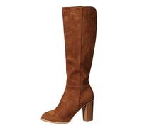 Générique Chaussure Femme Botte Femme Talon Bottes Fourrées Chaussure De Randonnée Cowboy Bottine Hiver Cuissardes Plates Haute Chaussures Confortable Equitation Mollet Large Et Boots Cavalieres,40