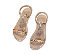 Générique chaussure femme confort Sandales Femme Été Compensées Orthopédiques Chaussures Bout Ouvert Confortable Ajouré Sandale Antidérapantes Plates Décontractées Chaussures Lé sandale cuir