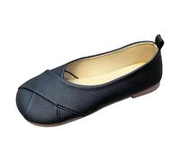 Générique Chaussure Femme Confortable Dames tête Ronde Plat Confortable Ensemble Pied Grande Taille Chaussures décontractées Quatre Saisons Chaussures