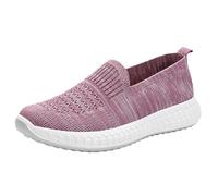 Générique Chaussure Femme Confortable Et Elegante Basket sans Lacet Femme Runing Outdoor Mesh Sports Couples Chaussures Chaussures Respirantes Légères Et Respirantes Légère Minceur