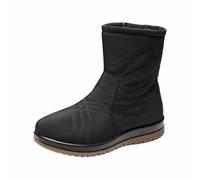 Générique Chaussure Femme Confortable Et Elegante,Bottes IsoléEs ConçUes pour Un Confort Et Une Chaleur Optimaux Lors des Aventures Hivernales (Black 40)