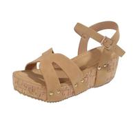 Générique Chaussure Femme Ete Sandales Compensées Femmes Été Chaussures De Plage Décontracté Sandale Noire Femme Sandales De Douche Plates Bout Ouvert Décor Cristal Légères Décontractées