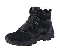 Générique Chaussure Hiver Homme Chaud,Hommes Chaussures Chaussures RandonnéE Mode Semelle éPaisse d'alpinisme en Plein Air (Black 41)