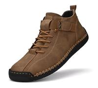 Générique Chaussure Homme Cuir Chaussures de Marche Unisexes avec Soutien des Mains,Baskets légères et Respirantes à Bout Large.