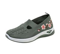 Générique Chaussure Orthopédique Femme Baskets sans Laçage pour Femmes Chaussures de Marche À Plateforme Légères Confortables et Antidérapant Amortissement Accru et Confort des Pieds
