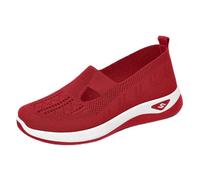 Générique Chaussure Orthopédique Femme Baskets sans Lacets été Confortables Nu Pieds Chaussons Orthopedique de Sport Marche Larges Respirant Amortissement Accru des Pieds Pas Cher