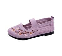 Générique Chaussure Orthopedique Femme Chaussures de Course Chaussures D'Été en Squelette pour Femmes,Étrier À Un Pied,Style Ethnique,Loisirs,Tissage de Mouches,Loisirs Running Baskets (Purple,41)