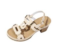 Générique Chaussure OrthopéDique Femme ÉTé Chaussures De Loisirs Confortables Sandales CompenséEs Avec Bande CroiséE Pantoufles ÉTé Anatomiques Confortables