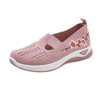 Générique Chaussure Orthopédique Femme Pas Cher Baskets sans Laçage pour Femmes Chaussures De Marche À Plateforme Légères Et Confortables Amortissement Accru Et Soulagement des Pieds 2025