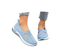 Générique Chaussure Orthopédique Femme Pas Cher Baskets sans Laçage pour Femmes Chaussures De Marche À Plateforme Légères Et Confortables Amortissement Accru Et Soulagement des Pieds 2025