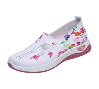 Générique Chaussure Orthopédique Femme Pas Cher Baskets sans Laçage pour Femmes Chaussures De Marche À Plateforme Orthopédique Légères Et Confortables Amortissement Accru Et Soulagement des Pieds 2025