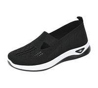 Générique Chaussure Orthopédique Femme Pas Cher Baskets sans Laçage pour Femmes Chaussures De Marche À Plateforme Légères Et Confortables Amortissement Accru Et Soulagement des Pieds