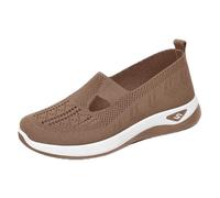 Générique Chaussure Orthopédique Femme Pas Cher Baskets sans Laçage pour Femmes Chaussures De Marche À Plateforme Légères Et Confortables Amortissement Accru Et Soulagement des Pieds