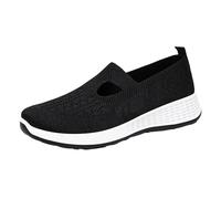 Générique Chaussure Orthopédique Femme Semelle Épaisse Creux Transparent Chaussures Décontractée Extérieur Scratch Respirante Classique Course Été Légères Amortissement Accru des Pieds (41)